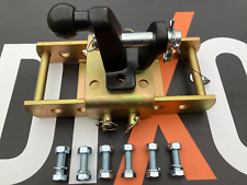 Adjustable Tow Hitch Drop Plate 370mm Tow Hook & Fixings Kit - 4x4 - Tracked 48