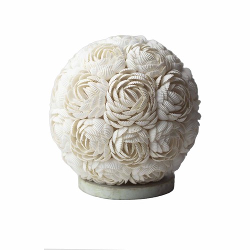 Boho sea shell - lamp, globe