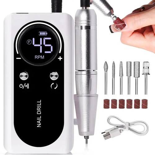 45000rpm rechargeable nail - rechargeable,