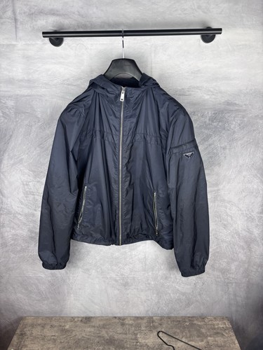 Prada men nylon windbreaker - prada,