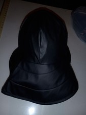 AWHA Souwester, Rain Hat Black/Unisex - Waterproof Cap with Wide Brim and Ear...