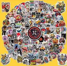 100 X Rock Stickers Lot Heavy