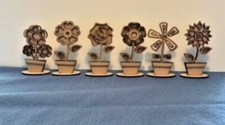 Wooden MDF  3D Flower Craft