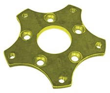 EMPI Wheel Adapters 5 Lug Early 5/205 Pattern to 5/130 "Porsche", Steel, Pair