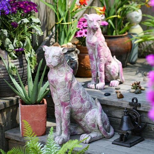 Two garden handmade stone - garden,