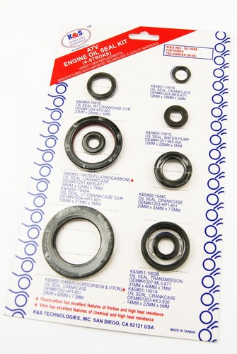 Engine oil seal set - k&s,