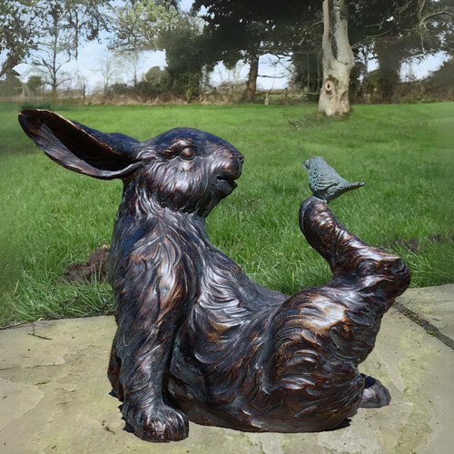 Rabbit ornament garden