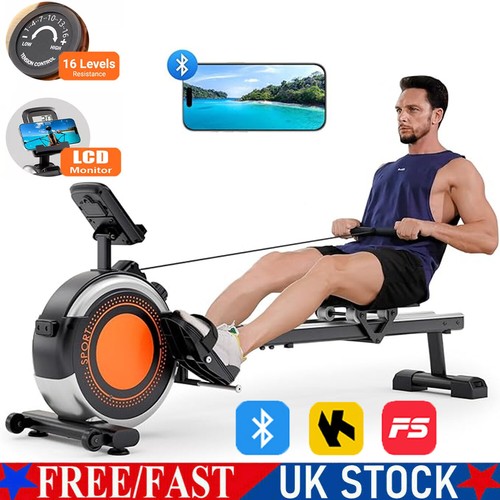 Lcd magnetic rowing machine - ,