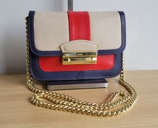 BIBA Color-Blocked Leather