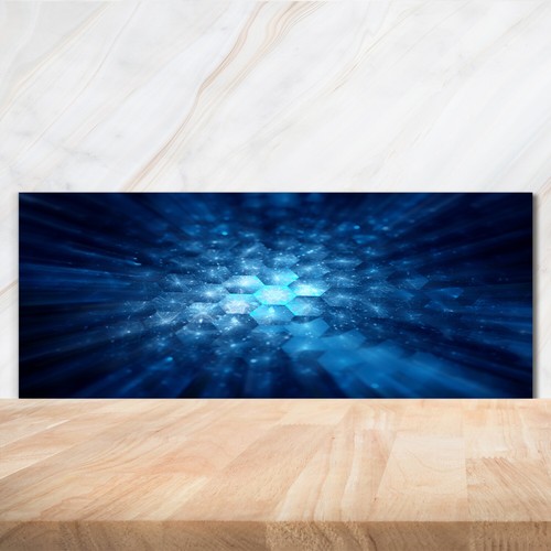 Kitchen glass splashback - kitchen,