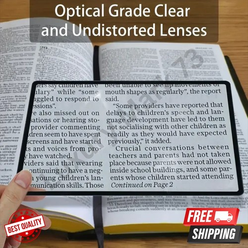 Book magnifier for - magnifier, reading