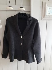 Charcoal Boiled Wool Jacket