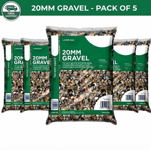20mm pea gravel garden stones - 20mm,