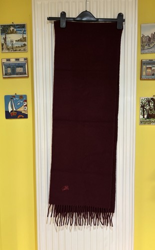 Maroon burberry lambswool - maroon,