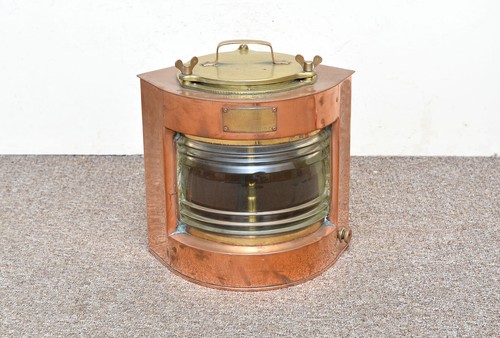 Copper ships lamp old royal - old,