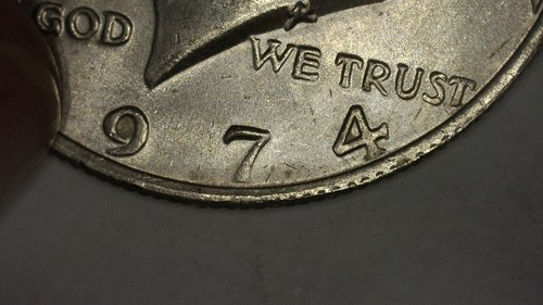 1974 kennedy half dollar - kennedy,