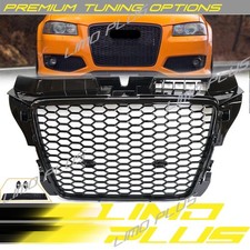 Gloss Black Honeycomb Mesh Front Bumper Grille for Audi A3 S3 8P 2009-2013