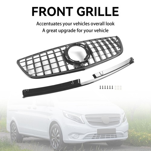 Black front grille - black, grill