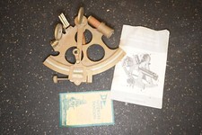  Vintage William Davis Master Sextant Brass Navigational Instrument