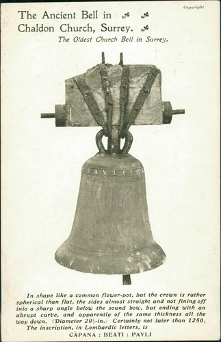 Chalden church bell - church,
