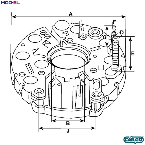Rectifier alternator 032 139 - rectifier,