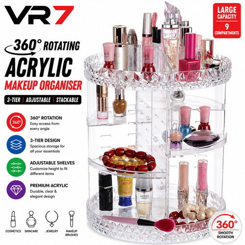 Plastics cosmetic organiser - plastics,