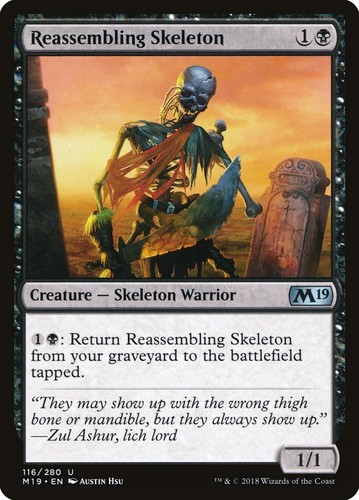 Reassembling skeleton core - reassembling, [core