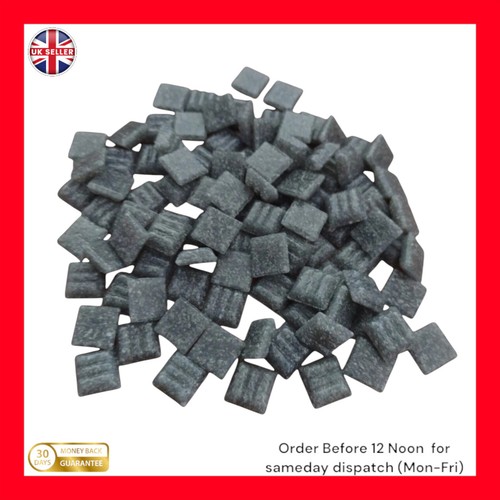 100 dark grey vitreous mosaic - ,