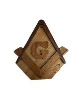 Wooden Freemason Masonic Mason