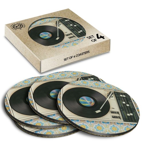 Boxed round coasters - x,