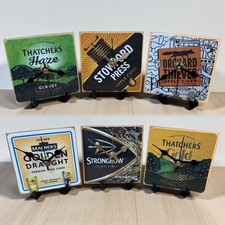 Handmade Desktop Beer Mat Clock For Man Cave Home Bar Secret Santa Present Cider