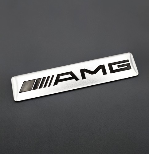 Amg silver alloy - silver, badge