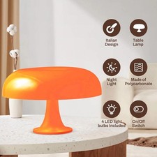 Mushroom Lamp Mushroom Orange