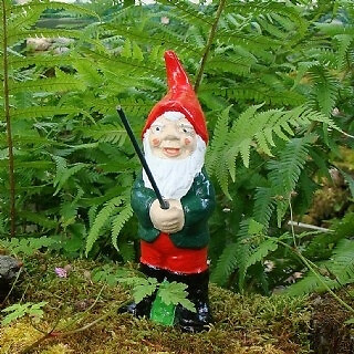 Fishing gnome alfie small - gnome,