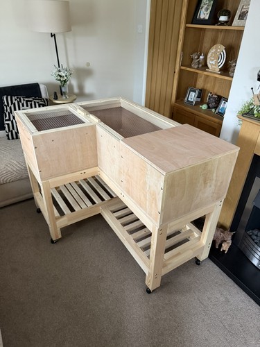 Corner tortoise table - corner, with