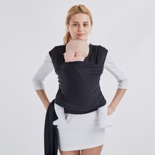 BABY SLING STRETCHY WRAP CARRIER, travel light and silky soft - MANY COLOURS!