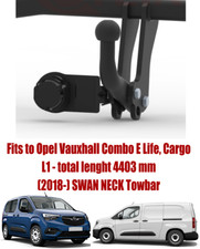 Swan Tow Bar For VAUXHALL Combo E L1 Life, Cargo (2018-) & NO ELECTRICS - C023