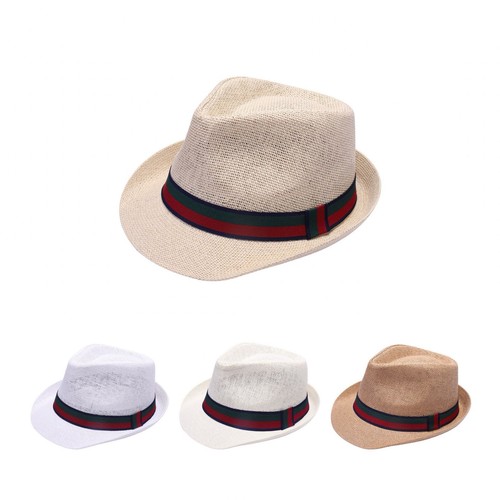 Mens straw trilby - mens, hat
