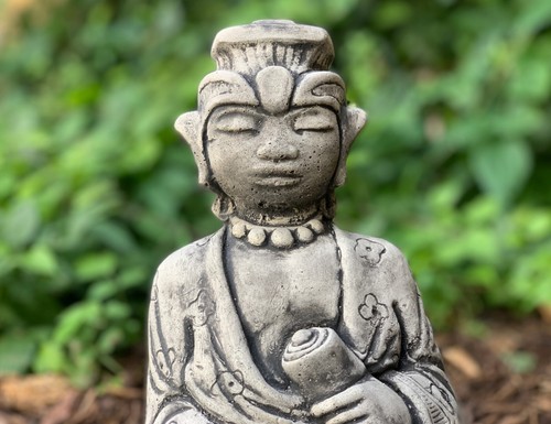 Japanese man statue concrete - statue,