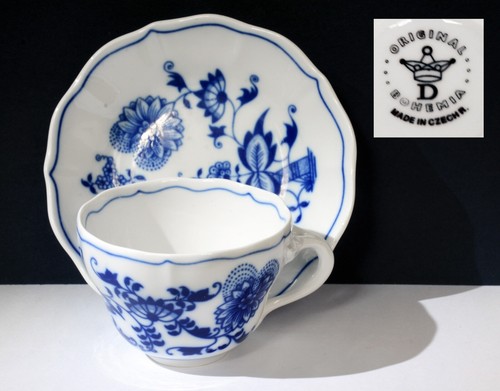 Bohemian cup saucer vintage - cup, saucer,