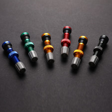 Bike Tubeless Tyre Schrader Valve 2pcs Alloy Tyre Valve BMX Mountain Bike valve