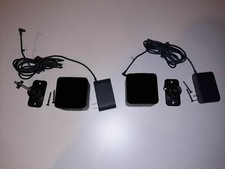 ? two Original HTC Vive Base Station Lighthouse SteamVR W Power and wall mounts