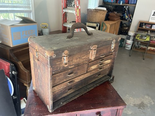 Antique machinist tool box - , 7