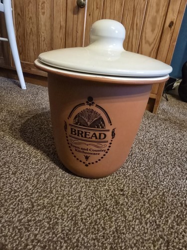 Original crock bread - bread, bin