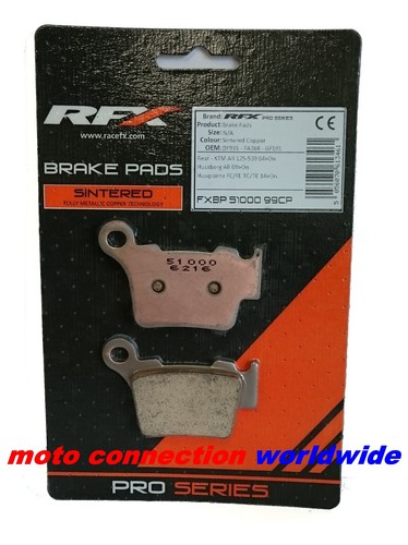 Rfx rear brake pads sherco - rear,