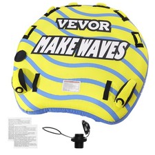 VEVOR Inflatable Towable Tube for Boating 1-3 Rider with Bumper Fins Water Sport