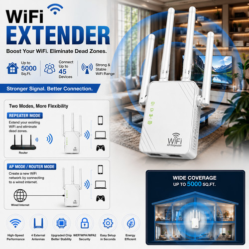 Wifi extender signal - signal, booster