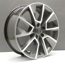 SKODA KAROQ GREY DIAMOND CUT ALLOY WHEEL RIM OEM 57A601025D HA7 GENUINE X1