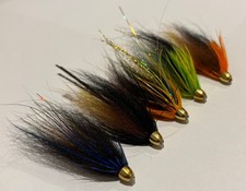 X5 Cone head Salmon Flies With