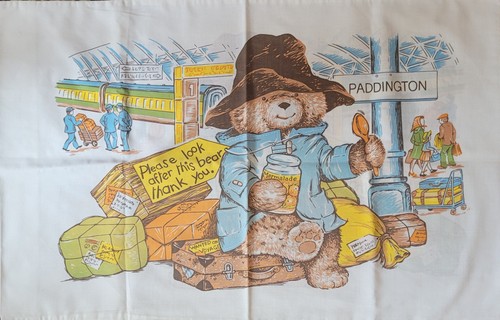 Vintage paddington bear pillow - paddington,